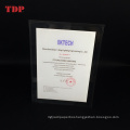 Custom Design Slanted Sign Holders Clear Acrylic Certificate Holder